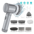 Electric Spin Scrubber - Shower Scrubber,Bathroom Scrubber Electric,for Cleaning Tub, Floor, Tile, Window, Sink, Kitchen Cleaning With 5 Electric Cleaning Brush Head  8