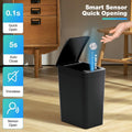 12L Smart Trash Bin Rubbish Motion Sensor Touchless Bathroom Odourles Toilet Can